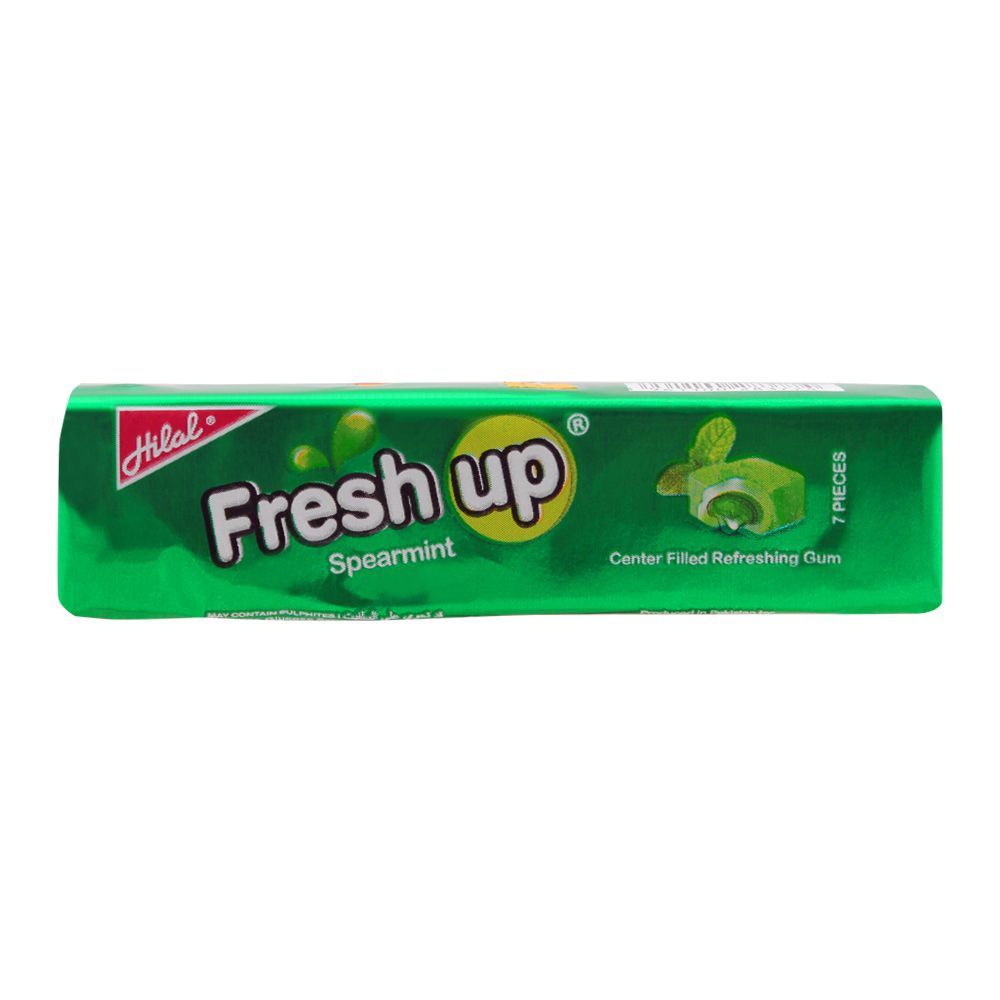 HILAL FRESH UP CHEWINGGUM SPEARMINT BUBBLE 7 PC