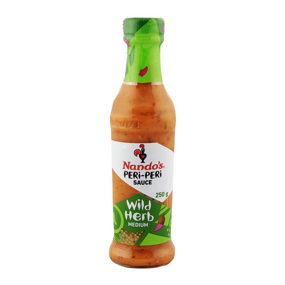 NANDOS PERI PERI SAUCE WILD HERB MEDIUM 250 GM