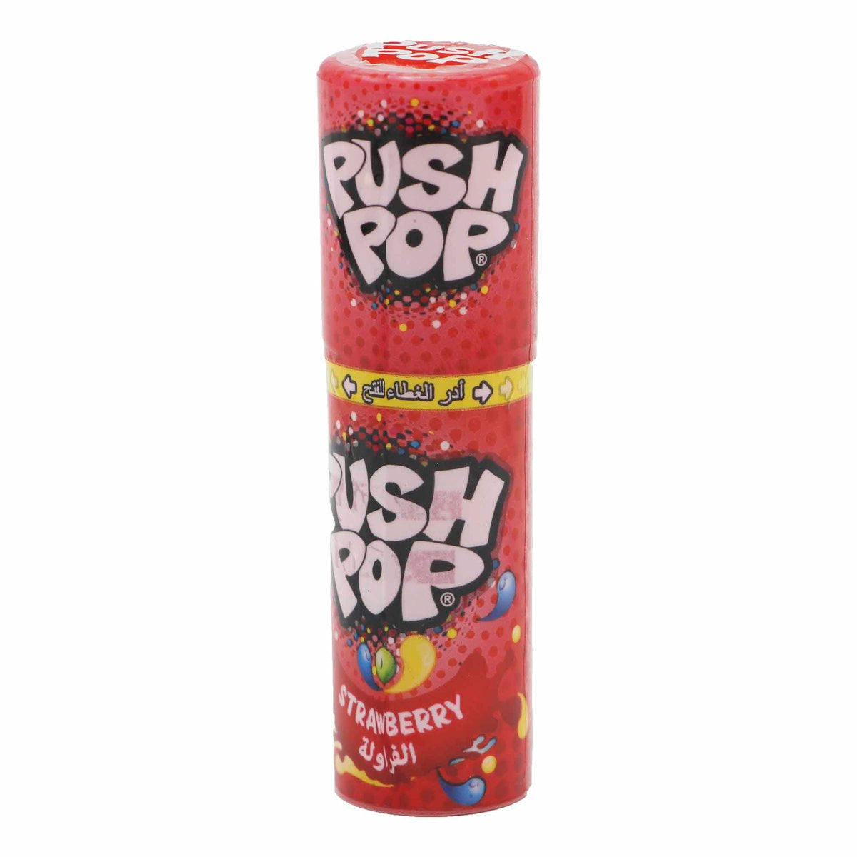 BAZOOKA PUSH POP CANDY RASPBERRY COLA 15 GM