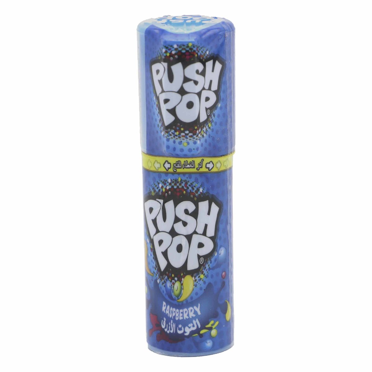 BAZOOKA PUSH POP CANDY RASPBERRY COLA 15 GM