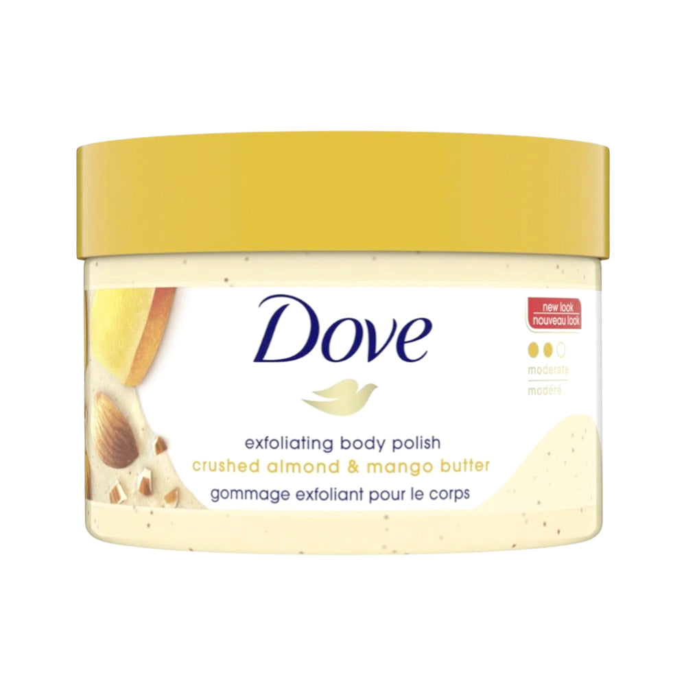DOVE EXFLOATING CRUSHED ALMOND BODY POLISH 298G