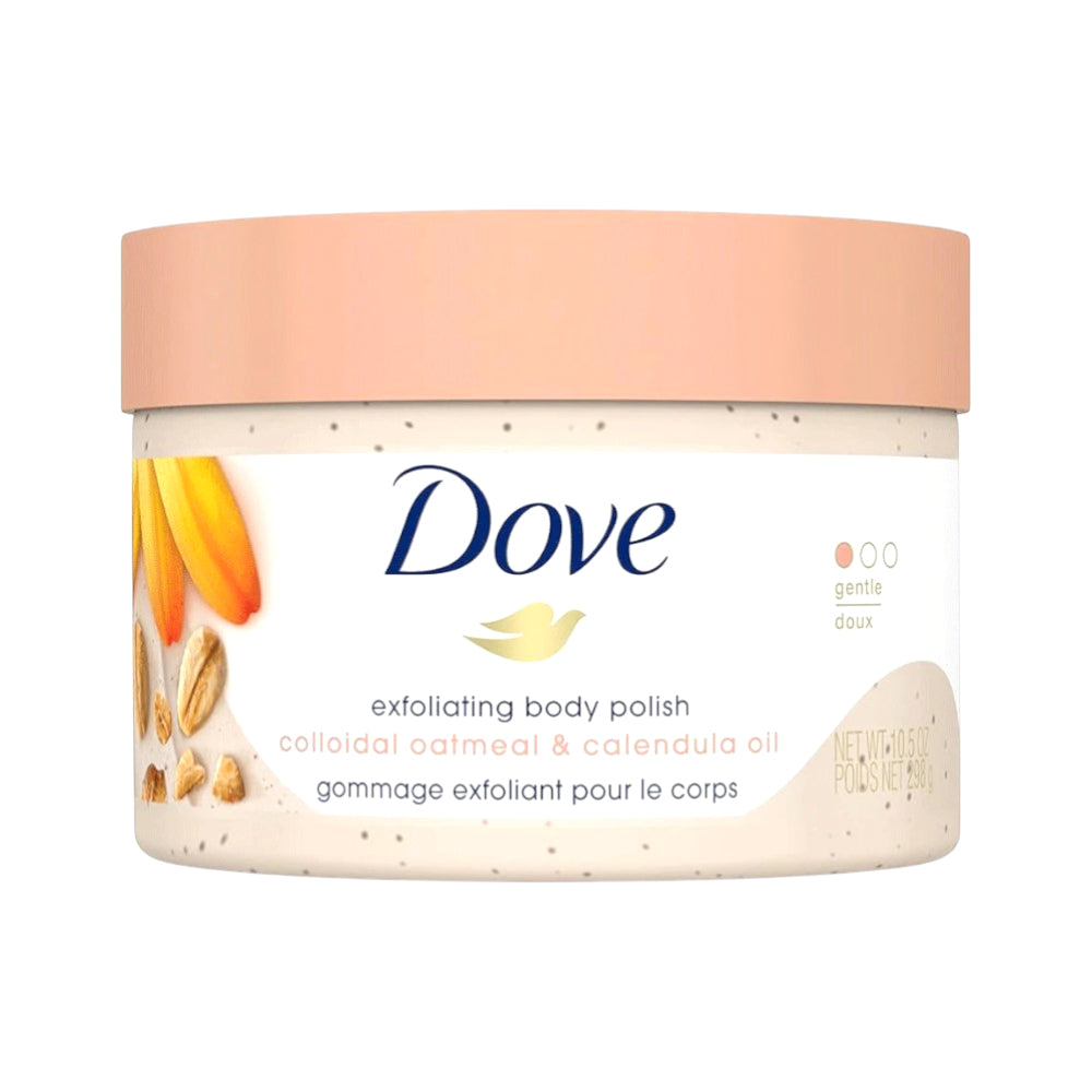 DOVE EXFLOATING COLLOIDAL OATMEAL BODY POLISH 298G