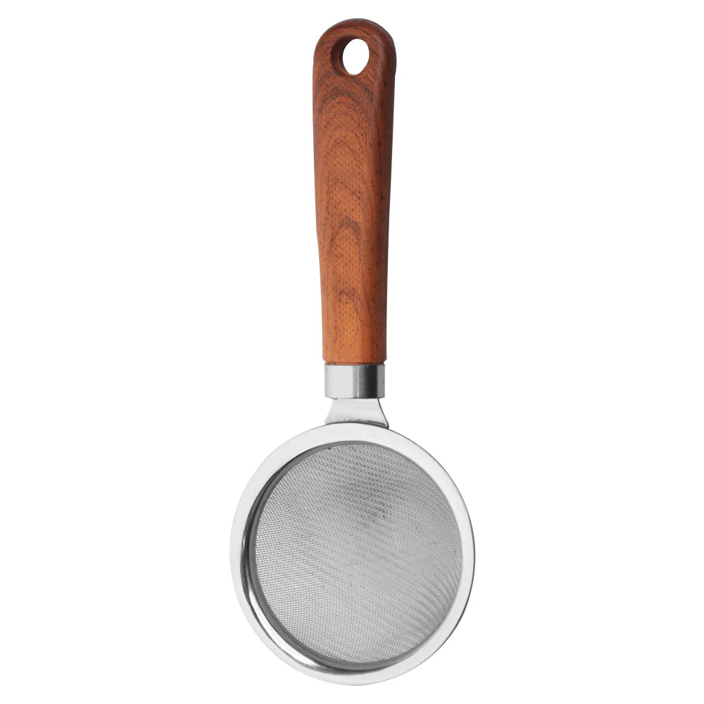 TEA STRAINER WOODEN HANDLE CC034W063