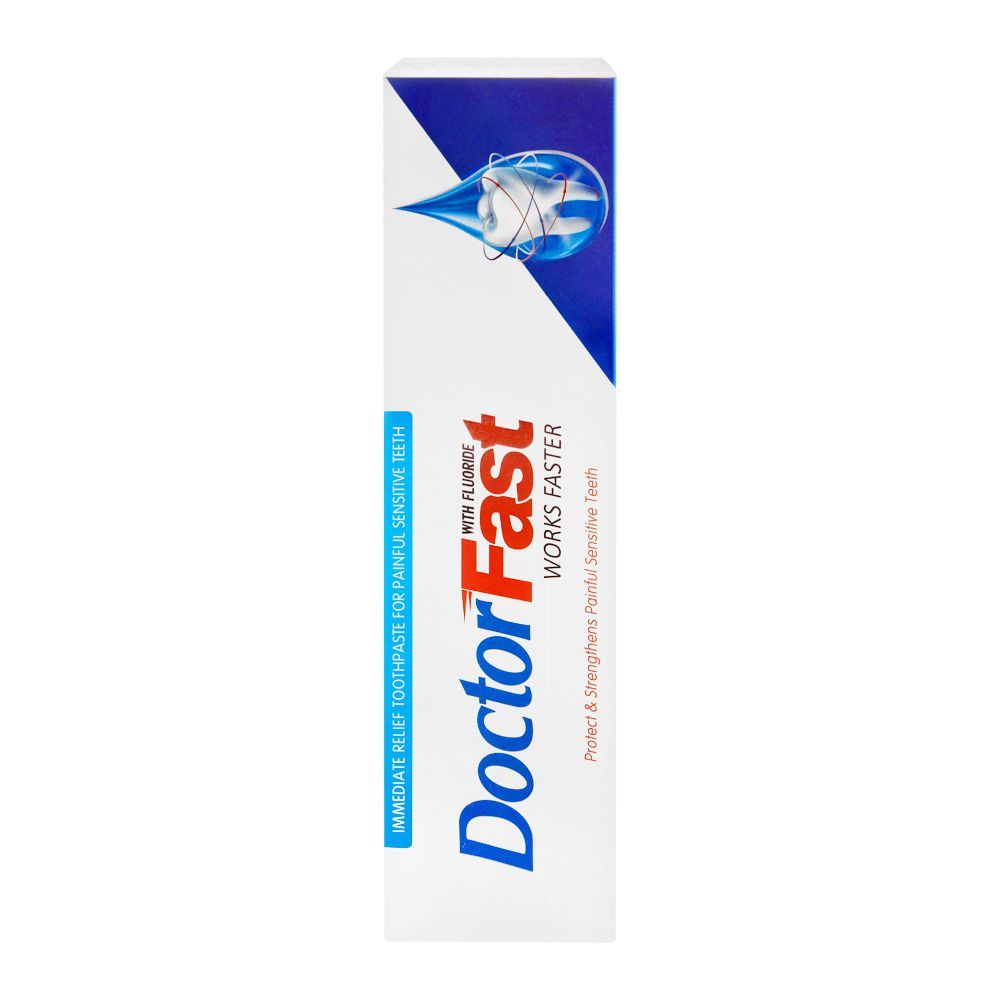 DOCTOR TOOTH PASTE WORK FASTER WITH FLUORIDE 75 GM