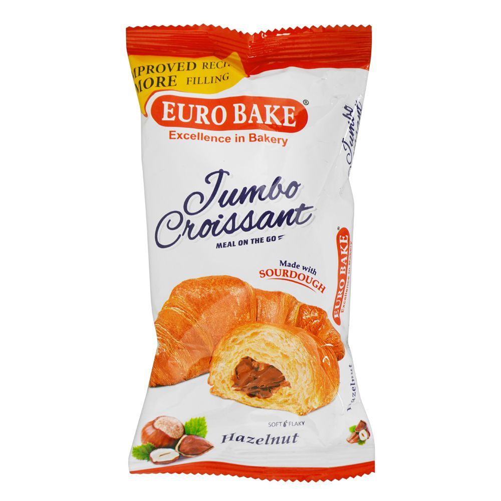 EURO BAKE JUMBO CROISSANT HAZELNUT 40GM