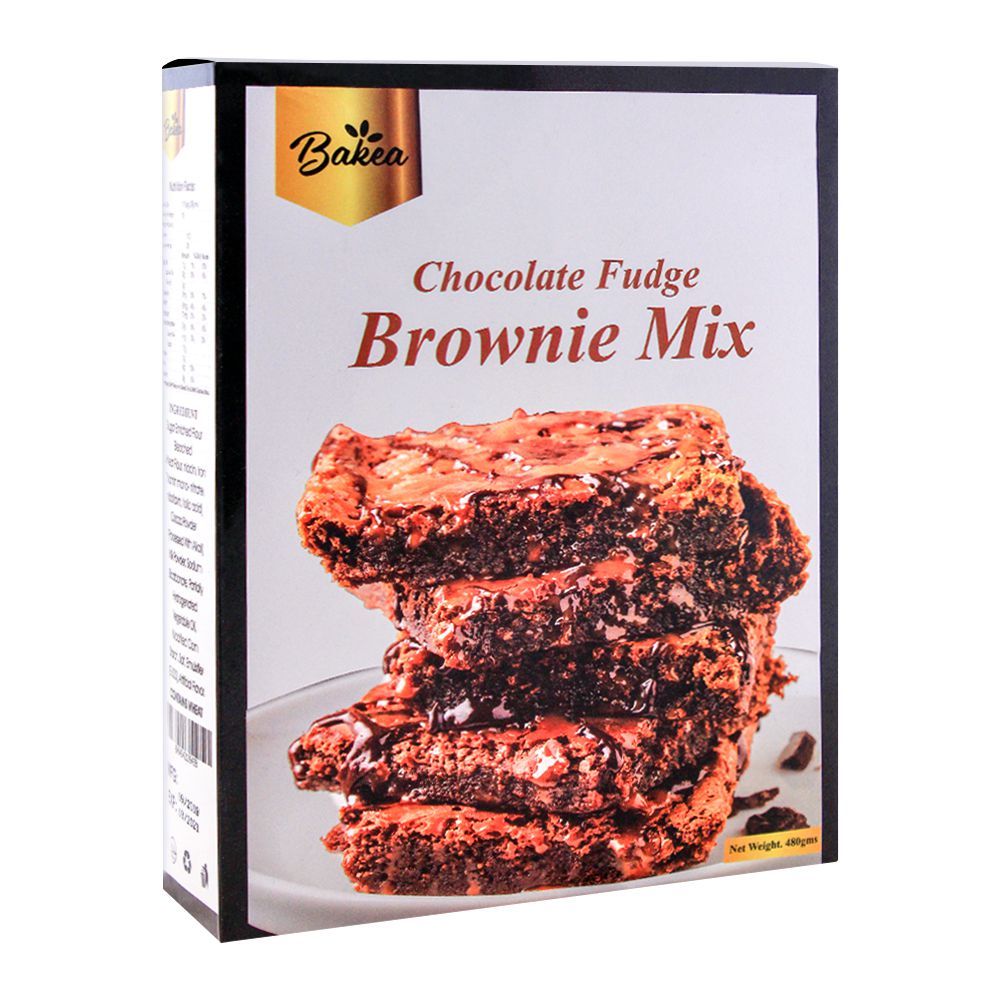 BAKEA CHOCOLATE FUDGE BROWNIE MIX  480GM