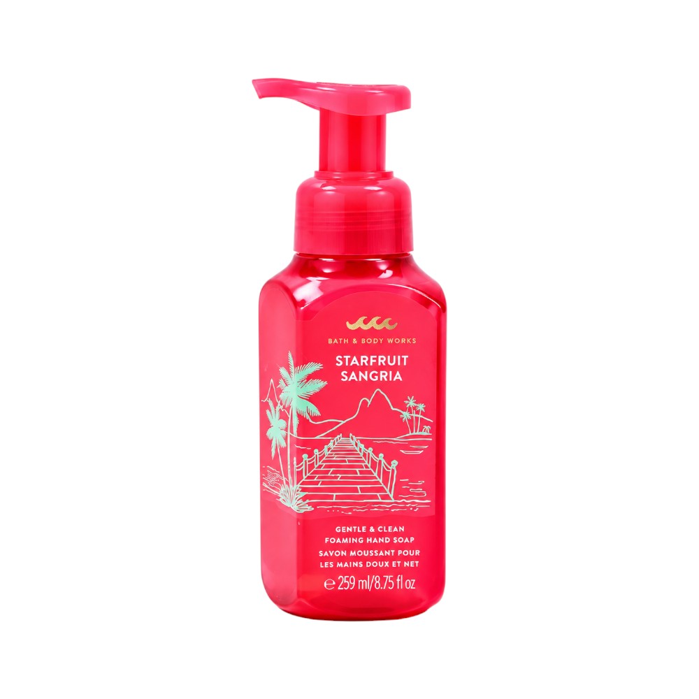 BATH & BODY WORKS STAR FRUIT SANGRIA & CLEAN FOAMING HAND SO