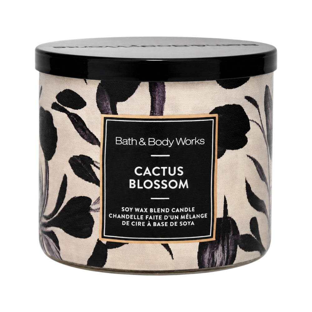 BATH & BODY WORKS CACTUS BLOSSOM CANDLE 3 WICK 411 GM