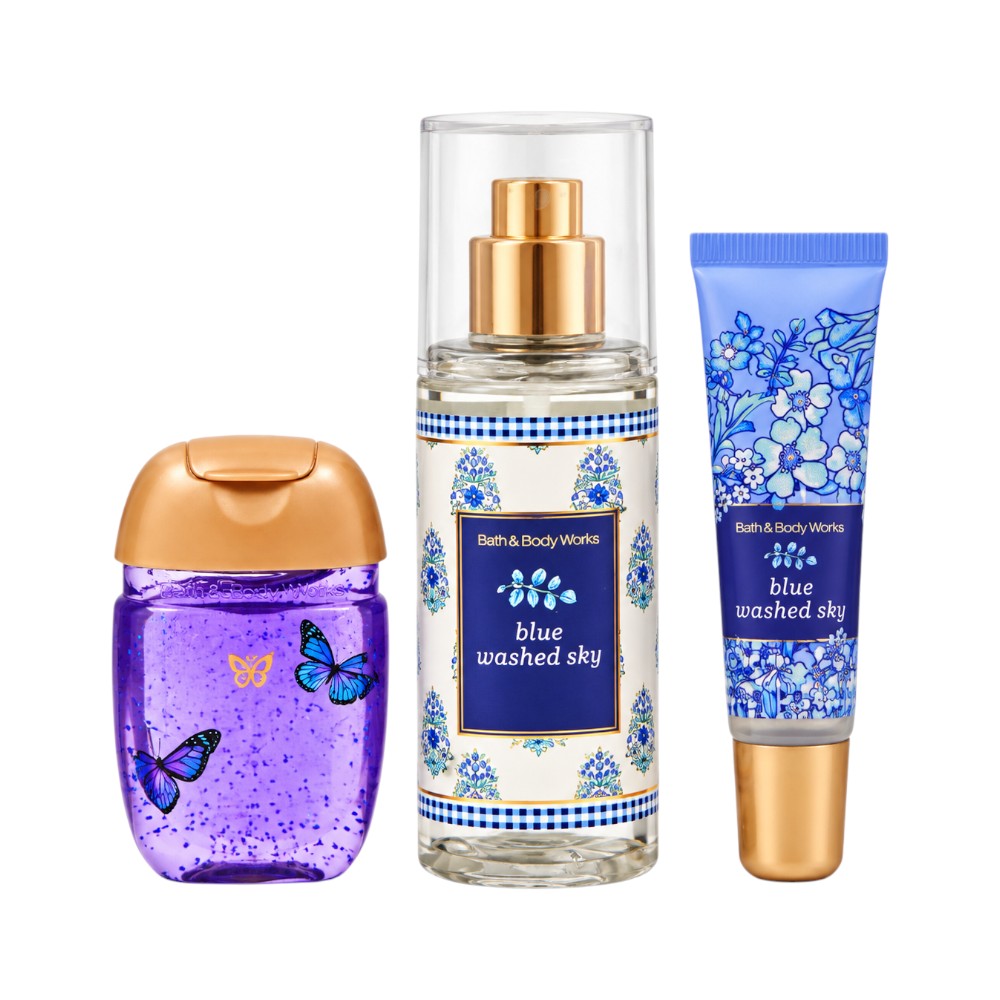 BATH & BODY WORKS GIFT SET POUCH VERA BRADLEY 3 PC MINI