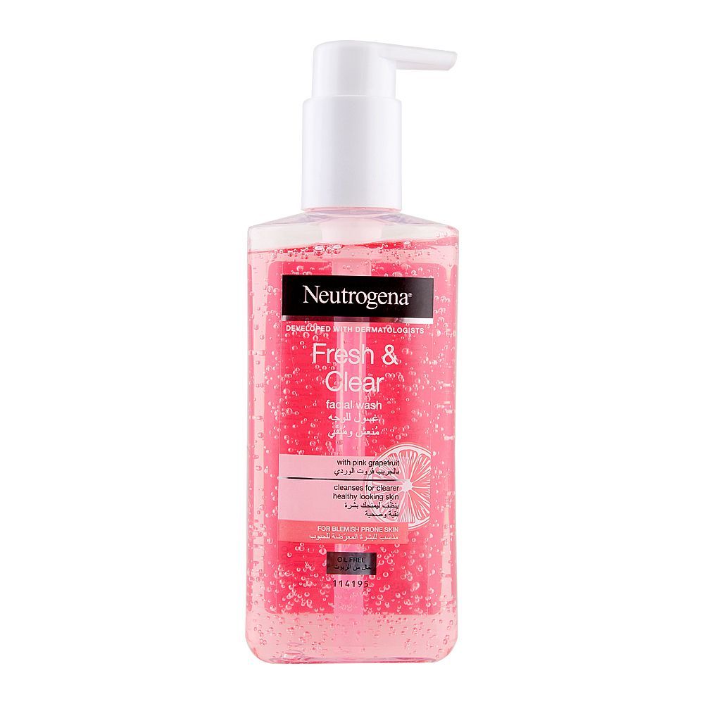 NEUTROGENA VISIBLY CLEAR PINK GRAPEFRUIT FACE WASH 200ML PC