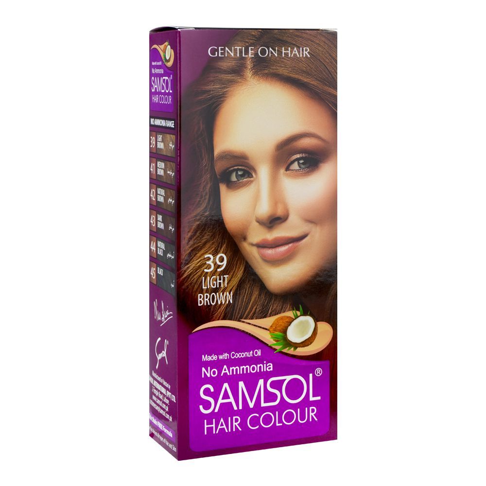 SAMSOL HAIR COLOR LIGHT BROWN NO39