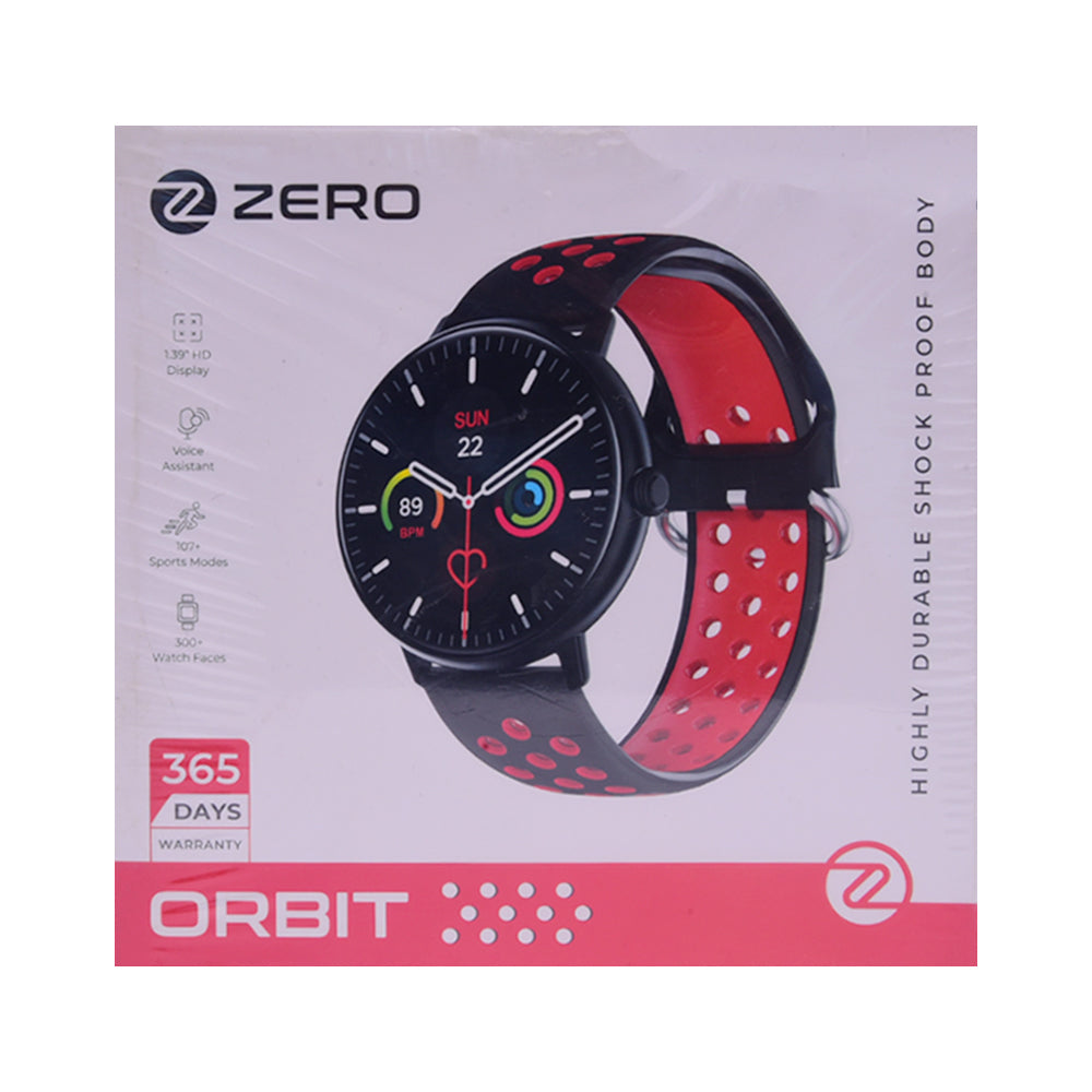 ZERO ORBIT BLACK RED SPORTY STRAPS
