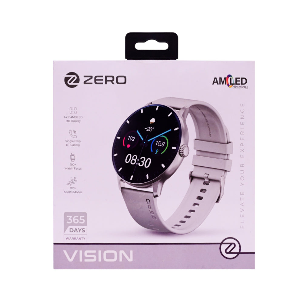 ZERO VISION GRAY SILVER WATCH