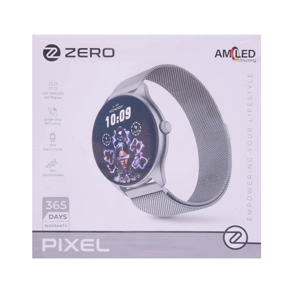 ZERO PIXEL SILVER WATCH