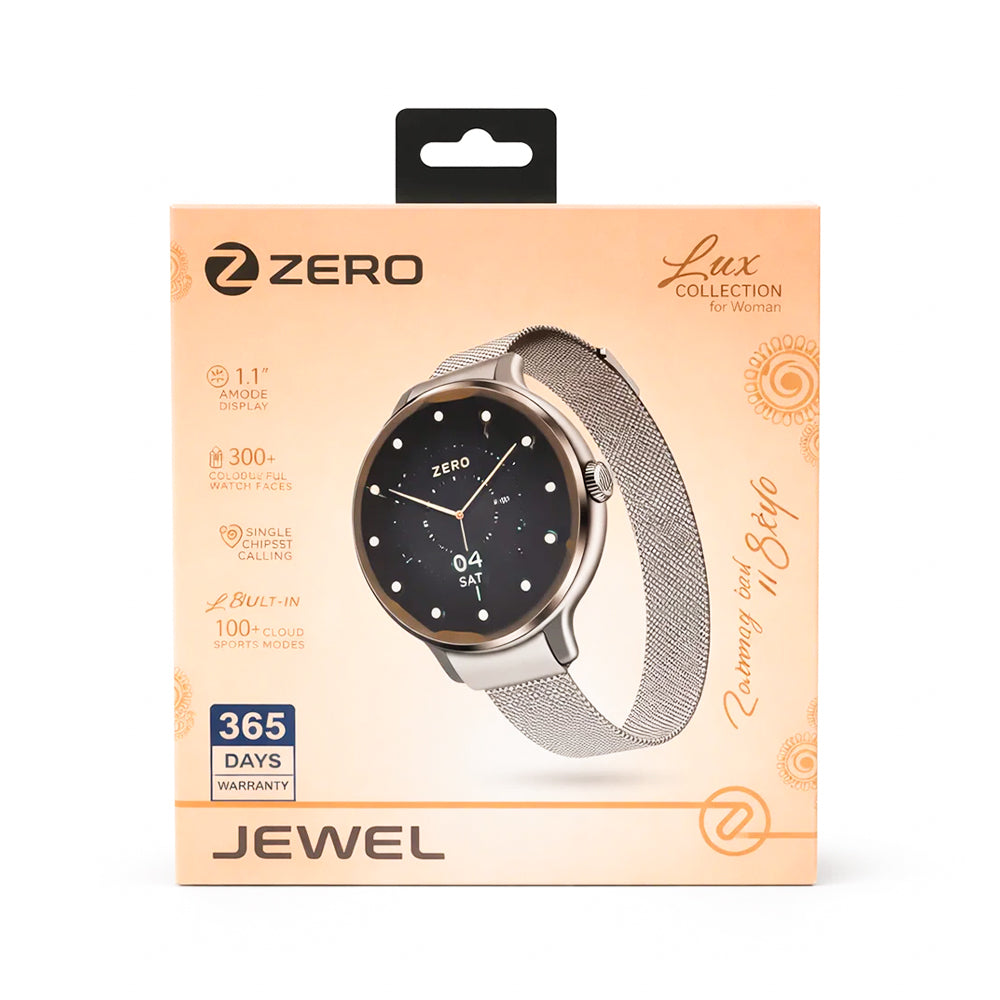 ZERO WATCH JEWEL SILVER MILANNESE
