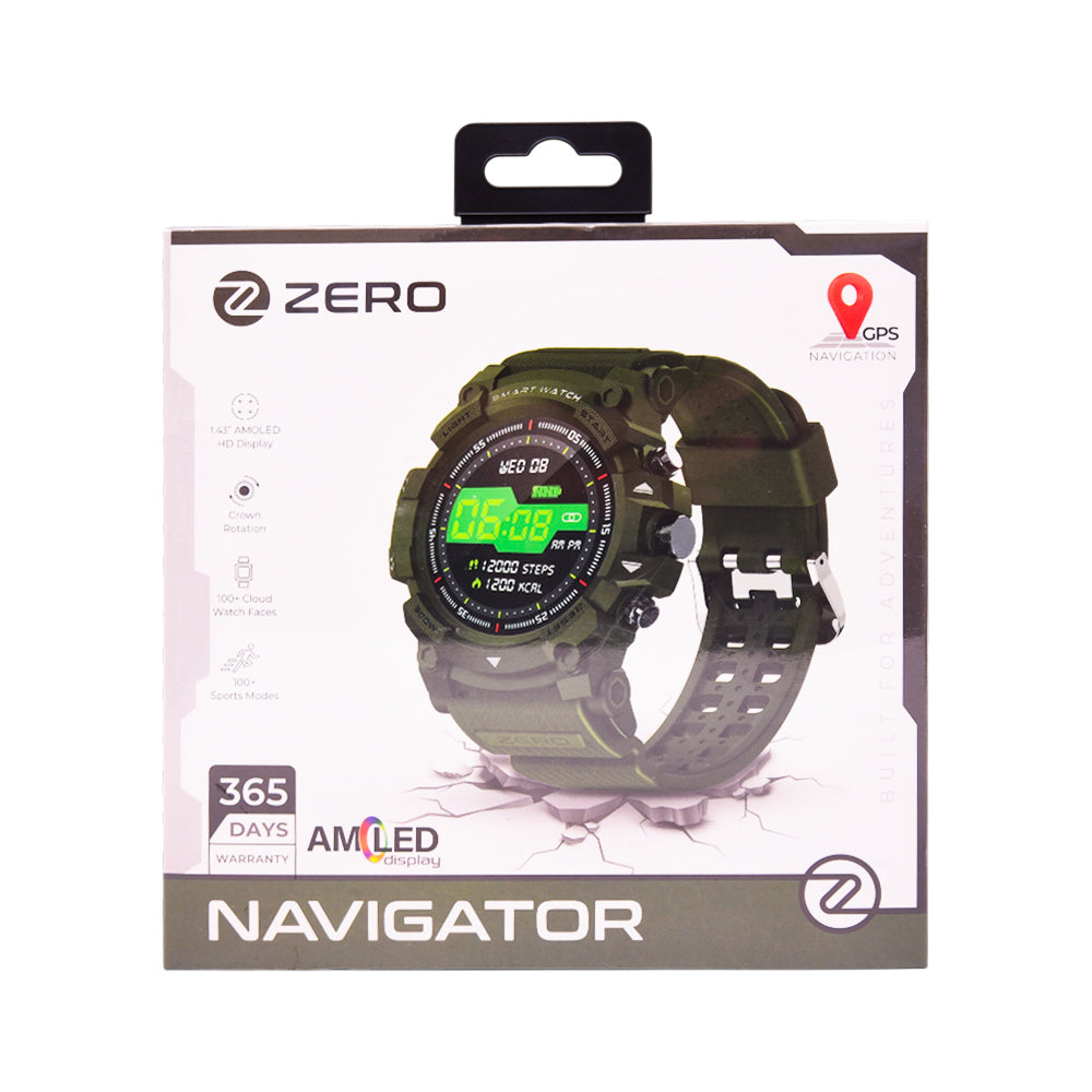 ZERO WATCH NAVIGATOR GREEN