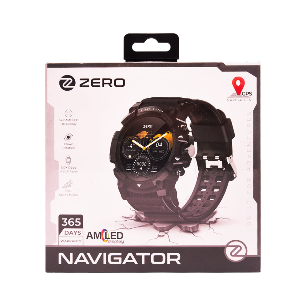 ZERO WATCH NAVIGATOR BLACK