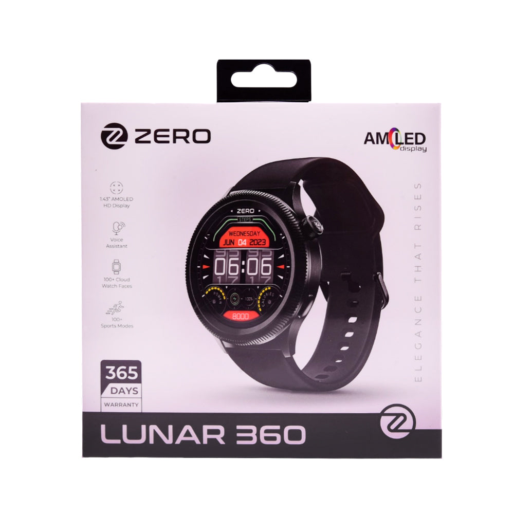 ZERO LUNAR 360 BLACK SILICONE