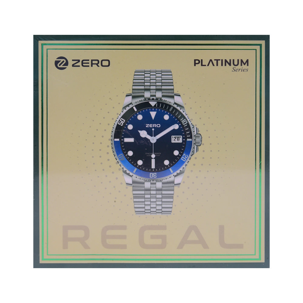 ZERO WATCH REGAL AQUA SILVER