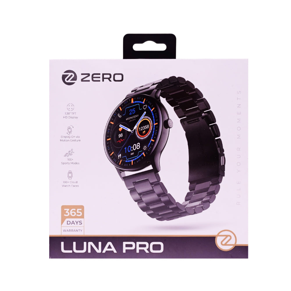 ZERO WATCH LUNA PRO BLACK