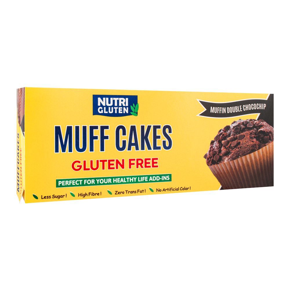 NUTRI GLUTEN FREE MUFF CAKE DOUBLE CHOCOCHIP 100GM