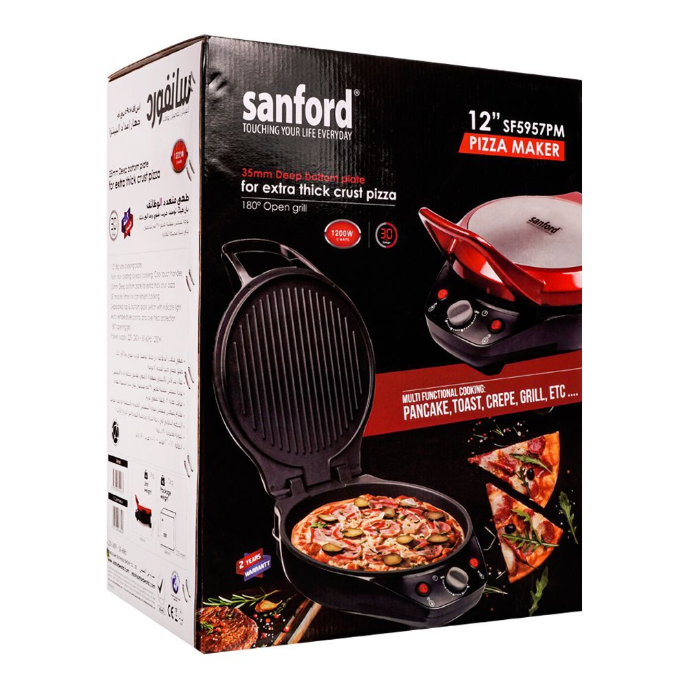 SANFORD NON STICK PIZZA MAKER SF5957PM