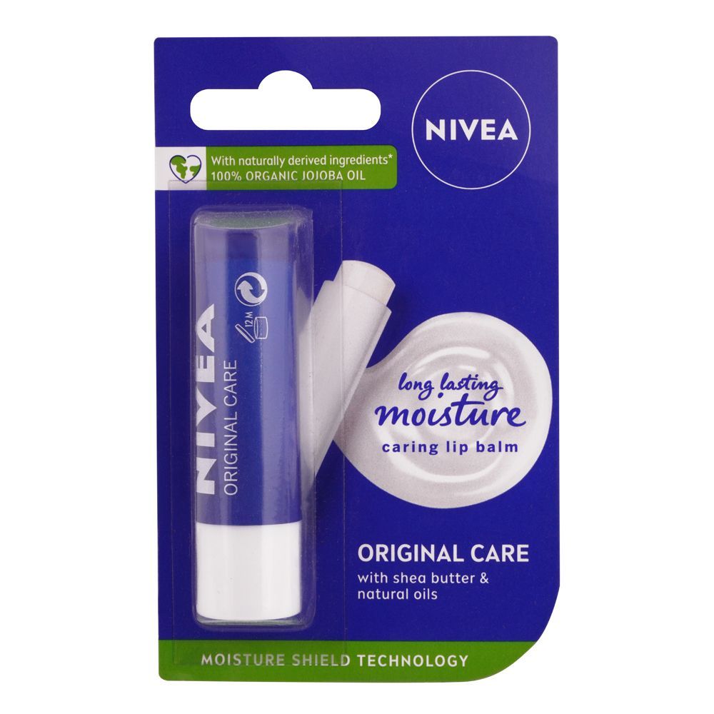 NIVEA LIP BALM ORIGINAL CARE 4.8 GM