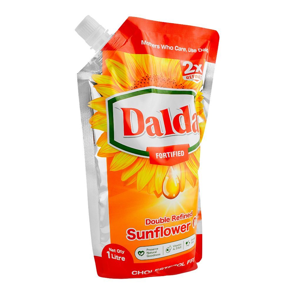 DALDA SUNFLOWER OIL STAND UP POUCH 1 LTR