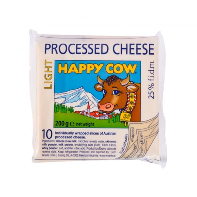 HAPPY COW CHEESE LOW FAT LIGHT 200 GM
