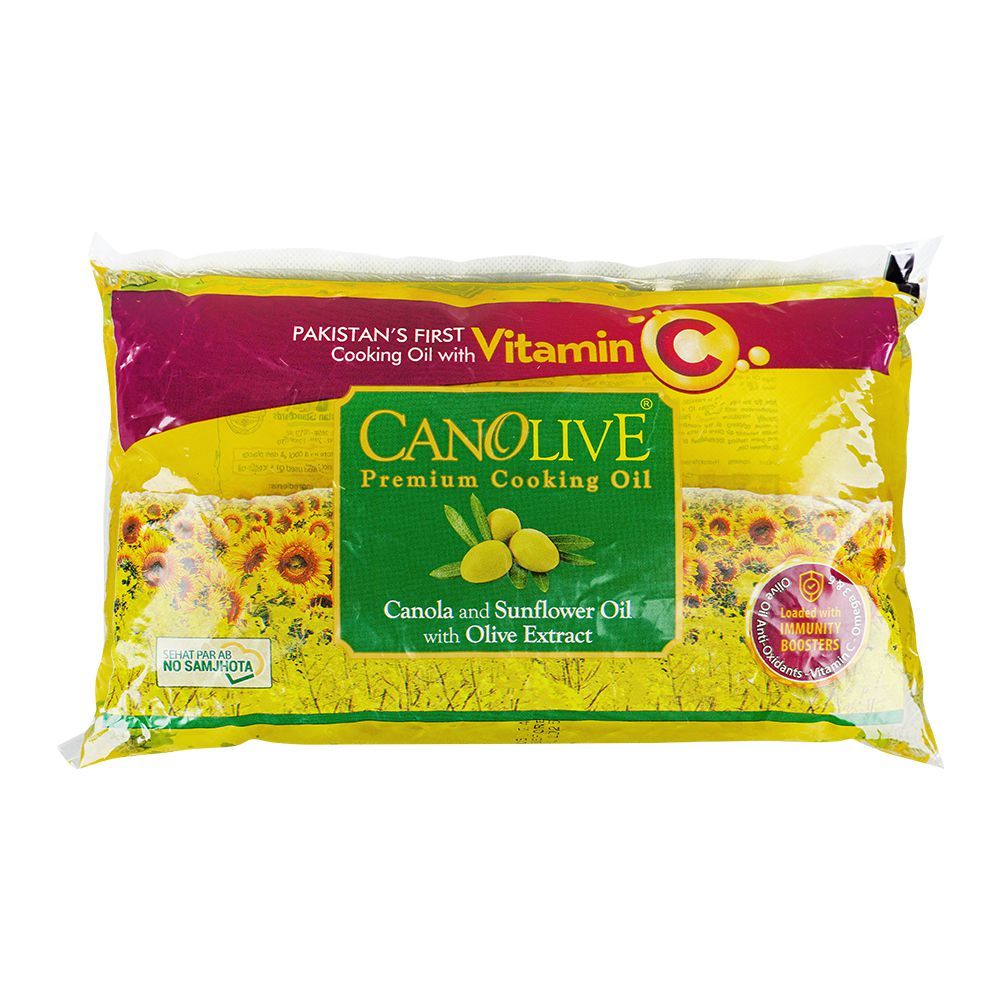 CANOLIVE PREMIUM CANOLA OIL POUCH 1 LTR