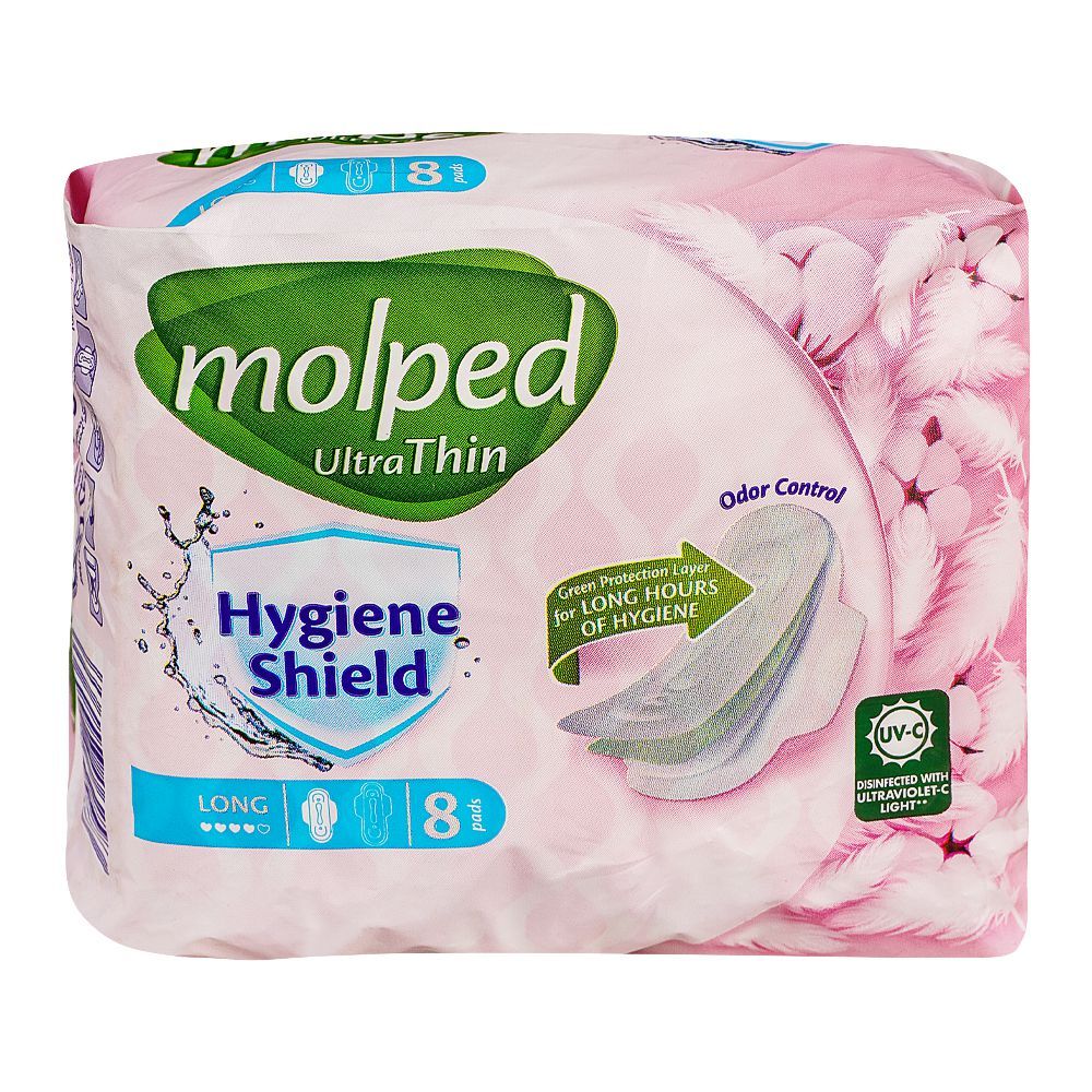 MOLPED ULTRA THIN SANITARY PAD LONG 8 PCS