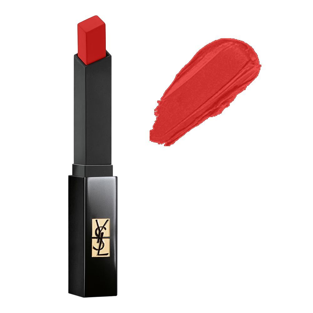 YSL - ROUGE PUR COUTURE SLIM VELVET RADICAL 308 FATAL CARMIN