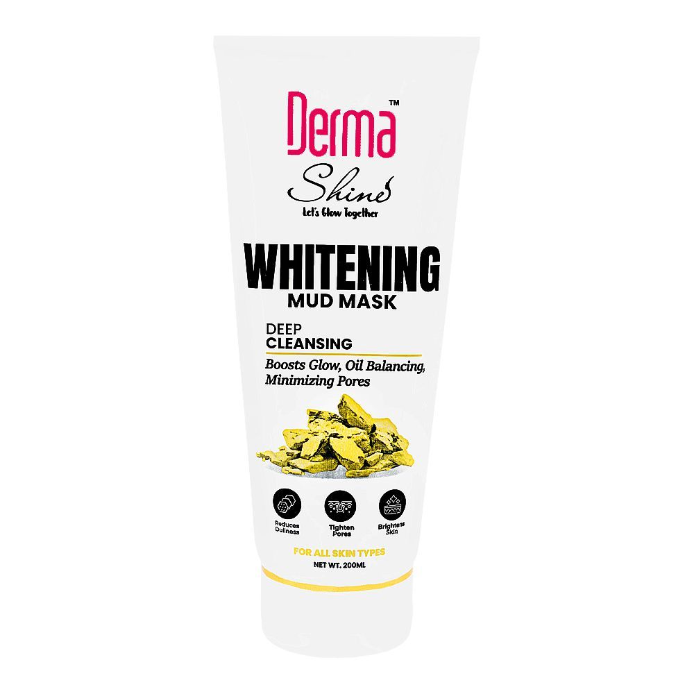 DERMA SHINE WHITENING MUD MASK 200GM