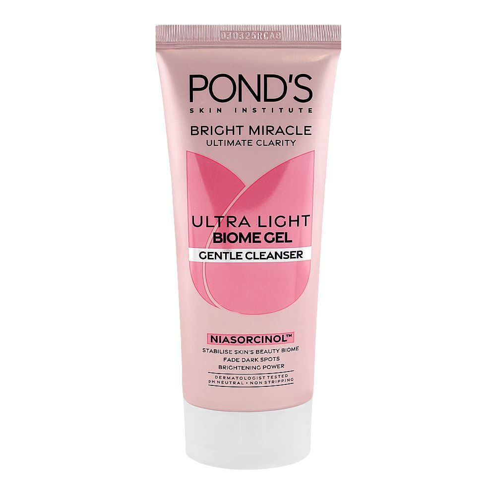 PONDS BRIGHT MIRACLE BIOME GEL CLEANSER 90G