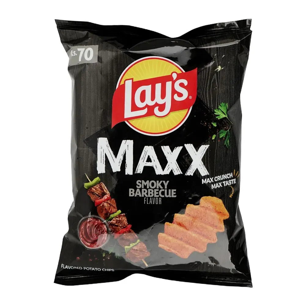 LAYS MAXX SMOKY BBQ FLAVOUR 36 GM