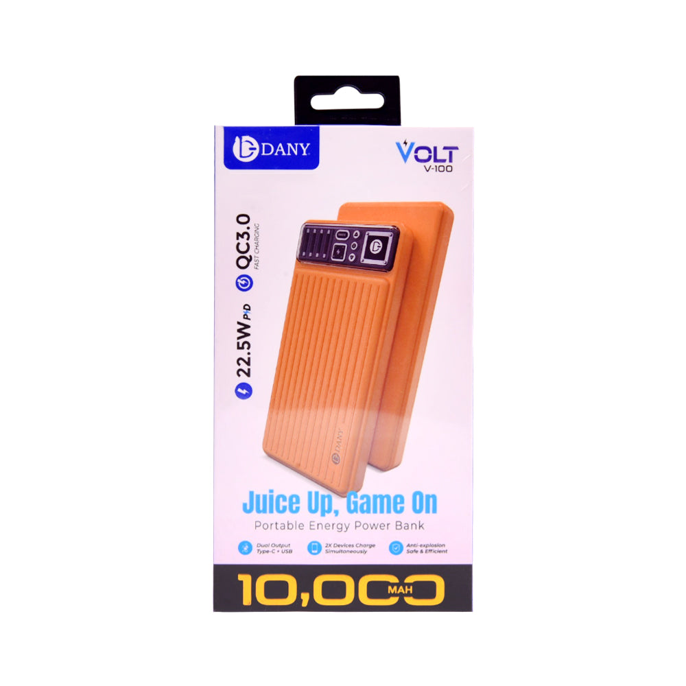AUDIONIC VOLT V-100 YELLOW 10000 MAH