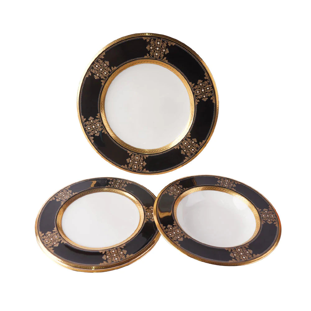 PLATE SET NORITAKE 18PC 4818 SET