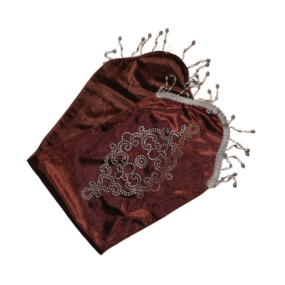 Table Runner Mat Wl-153-1-Gy 35X200 Pc