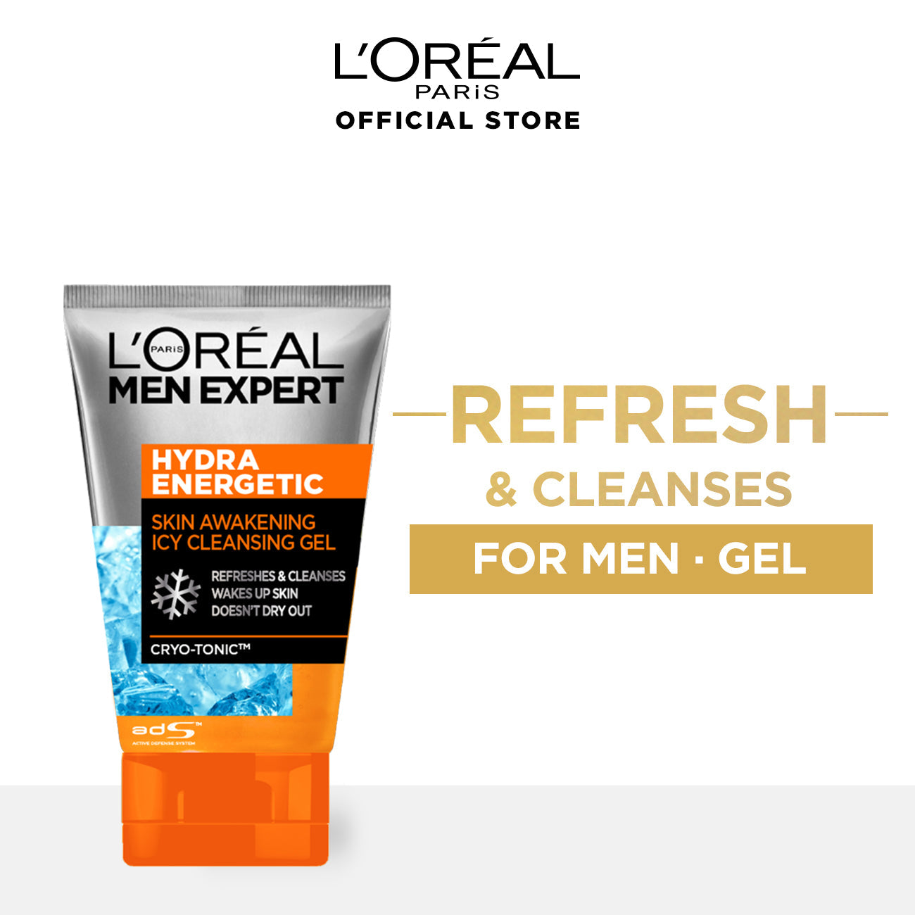 LOREAL HYDRA ENERGETIC CLEANSI NG GEL 100 ML