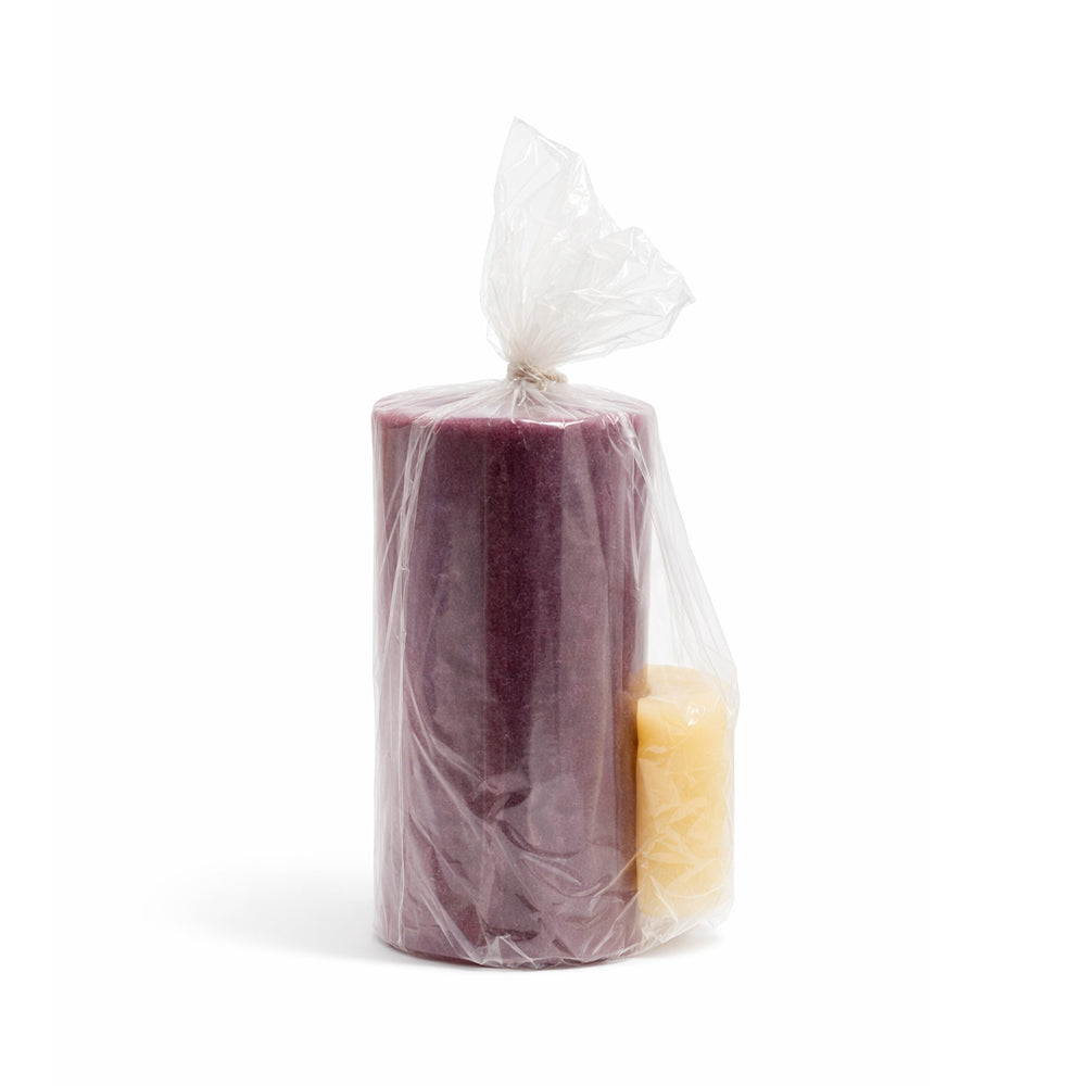 CLASSY BIG ROUND HEART CANDLE PC