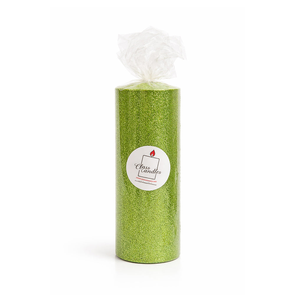 CLASSY CANDLE ROUND GLITTER EXTRA LARGE BASIC