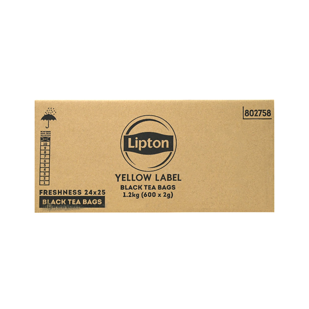 LIPTON YELLOW LABLE BLACK TEA 600 BAGS 1.2 KG