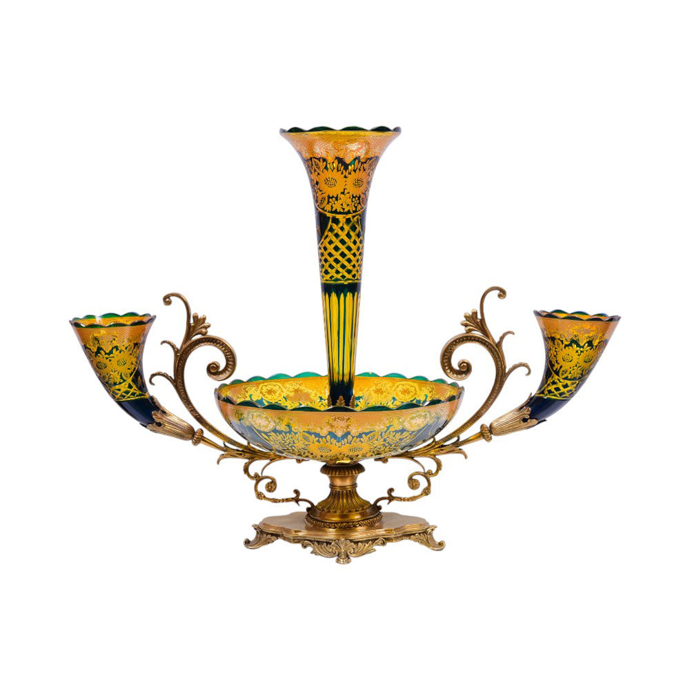 BOWL CRYSTAL BRASS EB3009-1-A1-C58 BASIC