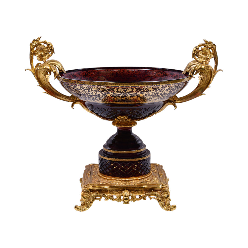 BOWL CRYSTAL BRASS E23002-1-PCT204-4 BASIC