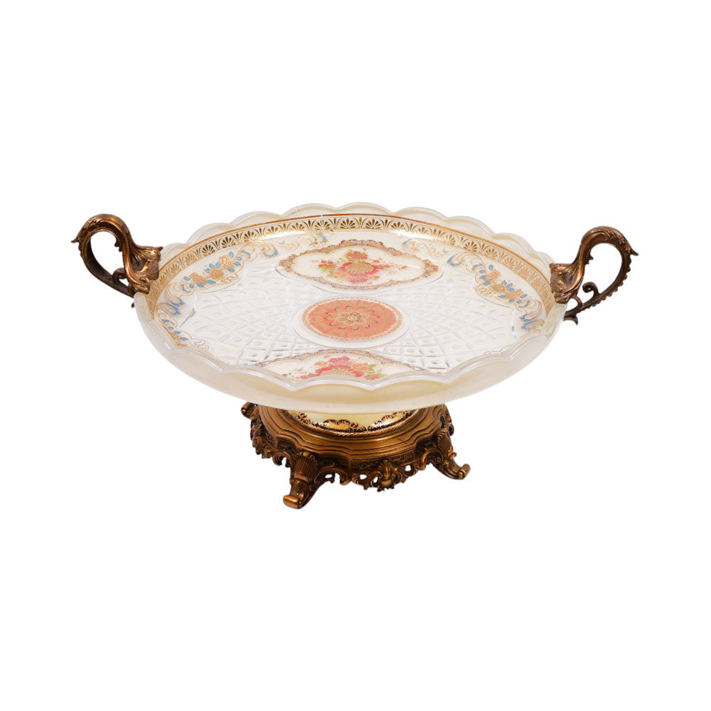 DISH CRYSTAL BRASS H-P50-5035 PC