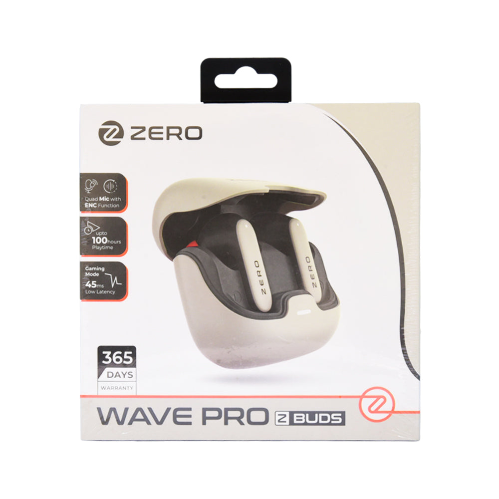 ZERO AIRBUD WAVE PRO Z BUDS IVORY GRAY