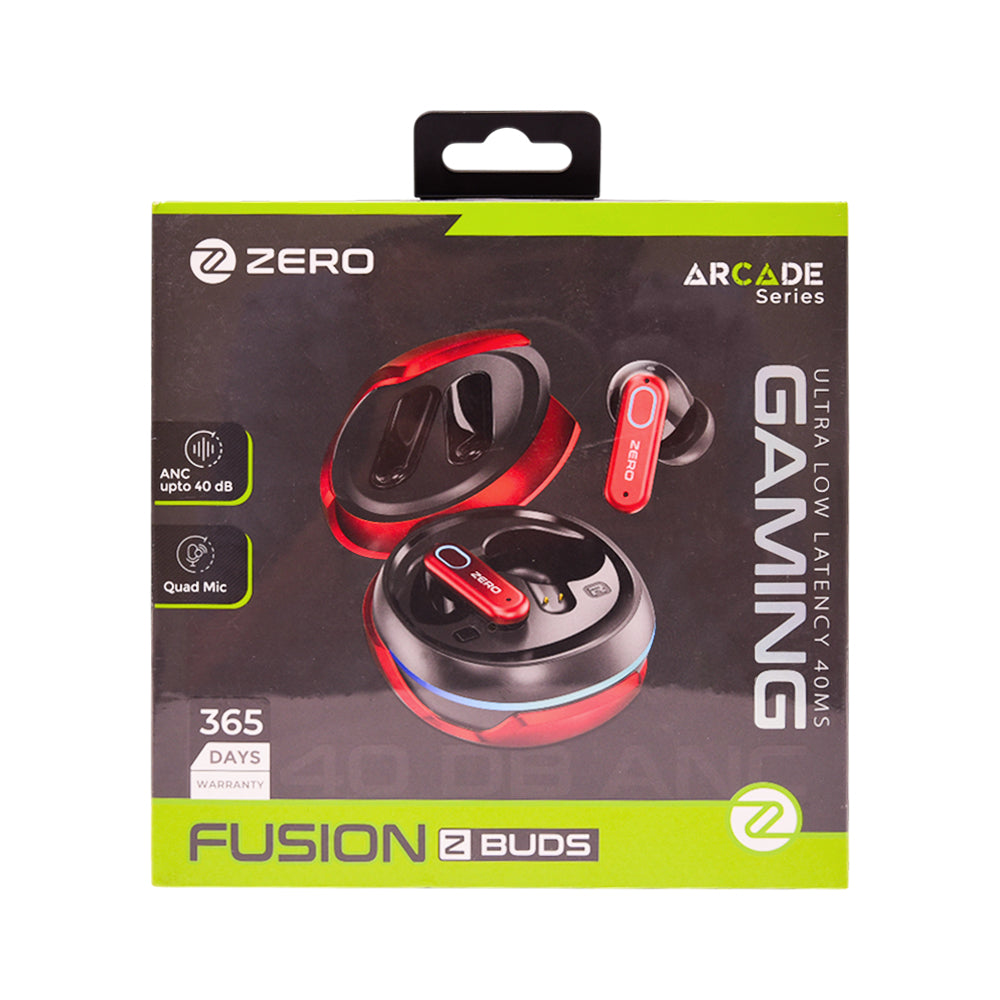 ZERO FUSION Z BUDS RED BLACK