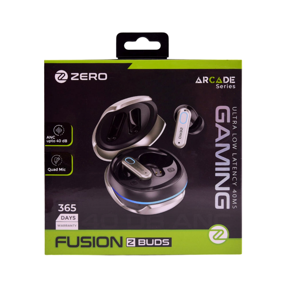 ZERO FUSION Z BUDS SILVER BLACK