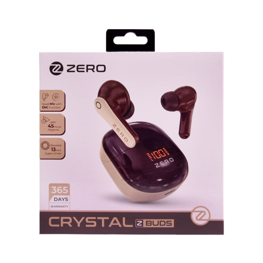 ZERO CRYSTAL Z BUDS RICH BROWN