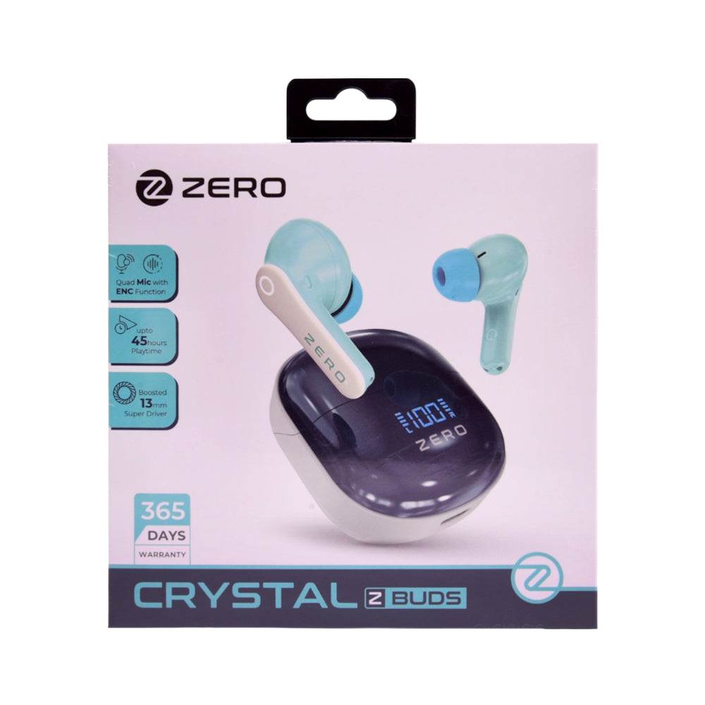 ZERO CRYSTAL Z BUDS AQUA BLUE